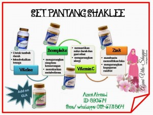 Set Pantang Shaklee